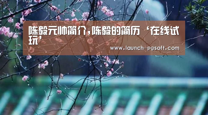 陈毅元帅简介,陈毅的简历‘在线试玩’(图4) 官网入口